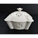 Staffordshire Creamware Trinket Box