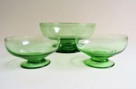 Set 3 Vintage Art Glass Bowls