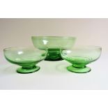 Set 3 Vintage Art Glass Bowls