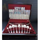 44 Piece Silver Plated Cutlery Set