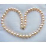 Cultured Pearl Necklace 10mm Pearls