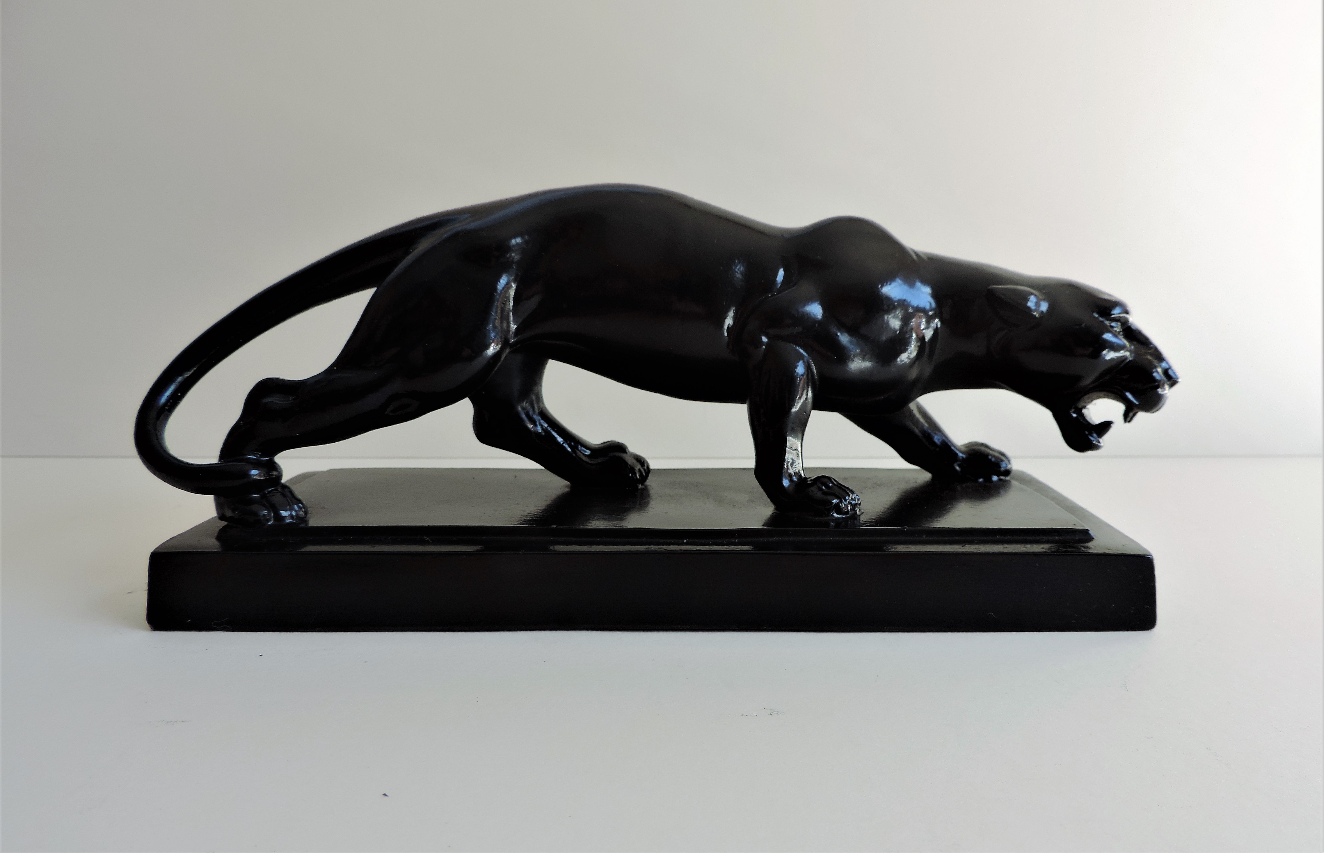 Art Deco Panther Statue