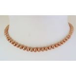Champagne Cultured Pearl Necklace