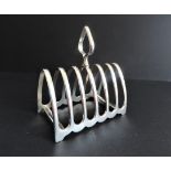 Antique Mappin & Webb Silver Plate Toast Rack