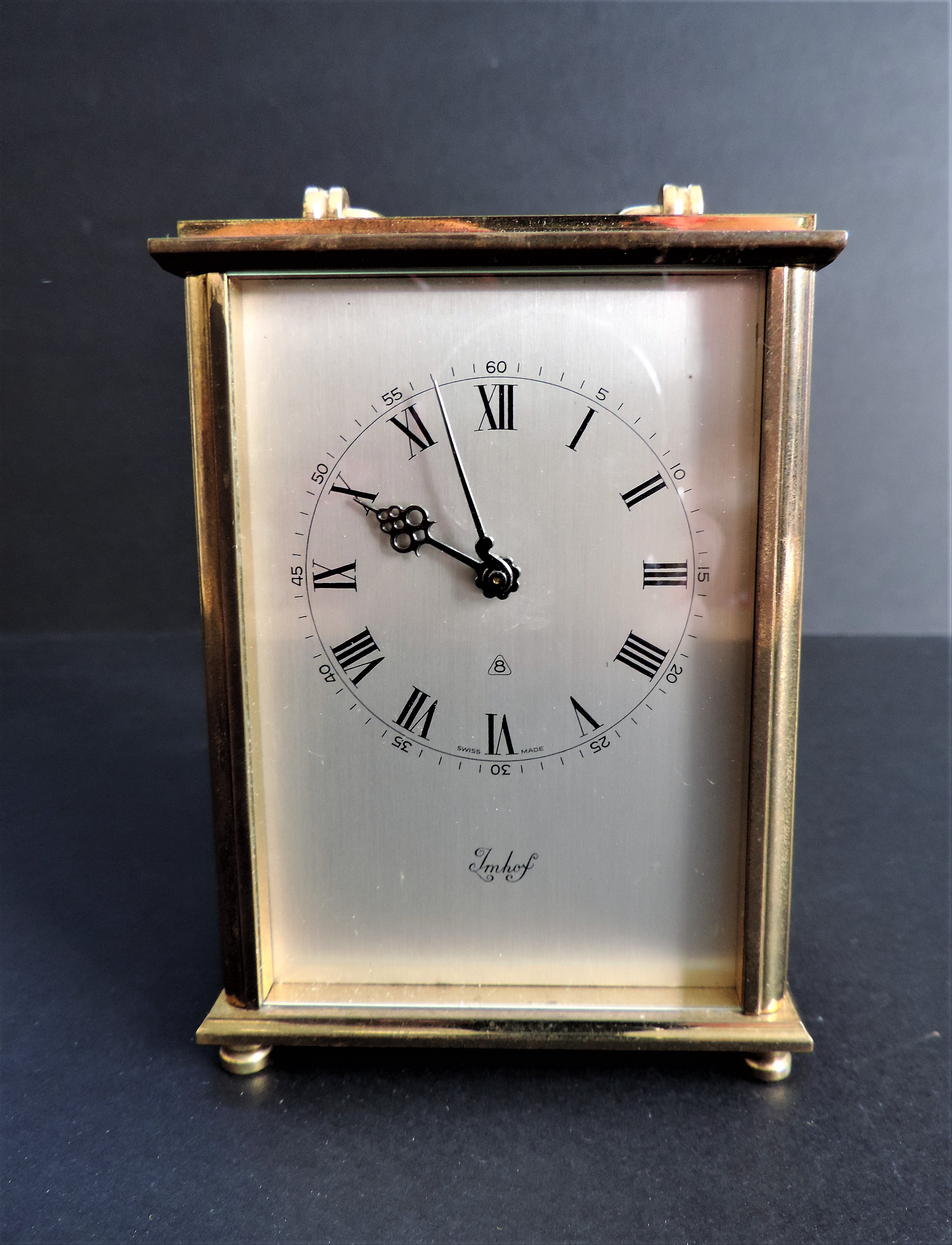 Vintage Imhof Swiss Made Carriage Clock - Image 2 of 5