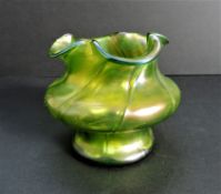 Antique Art Nouveau Loetz Glass Vase