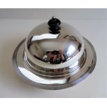 Antique Art Deco Silver Plated Muffin Dish/Warmer