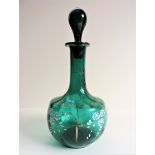 Vintage Hand Painted Decanter