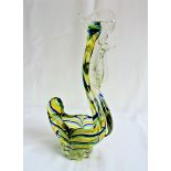 Murano Sommerso Spiral Glass Rooster