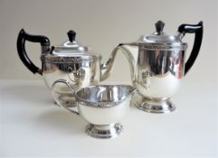 Vintage Silver Plate Tea & Coffee Set