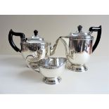 Vintage Silver Plate Tea & Coffee Set