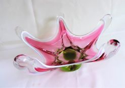 Frantisek Zemek Art Glass Bowl