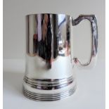 Antique Elkington & Co Silver Plate One Pint Tankard