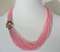 Vintage French Seed Bead Necklace