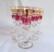 Antique Victorian Liqueur Glasses