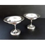 Pair of Silver Plate Sorbet/Amuse Bouche Dishes