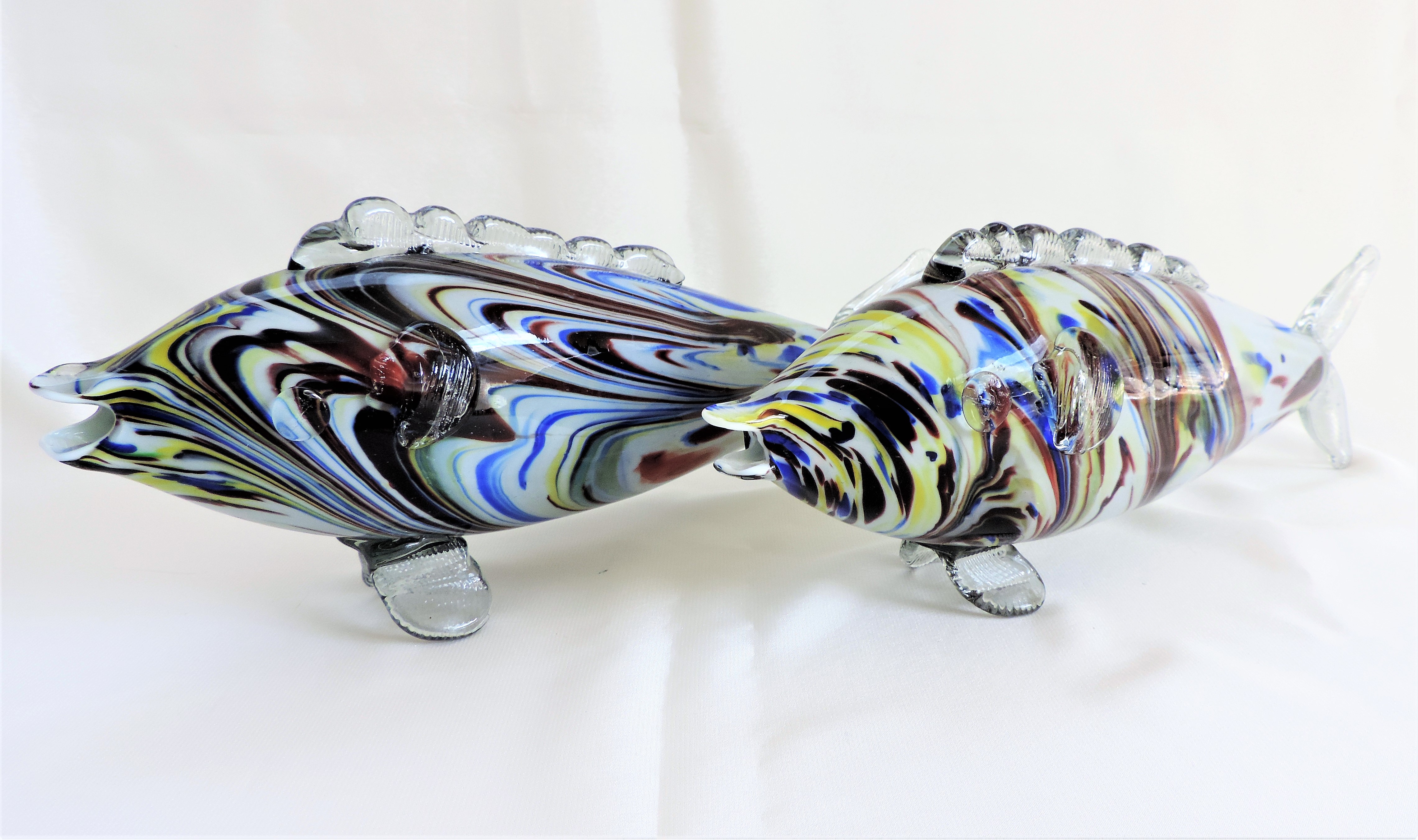 Pair of Vintage Murano Art Glass Fish - Image 5 of 5