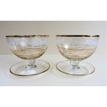 Antique Edwardian Grapefruit/Sundae Bowls