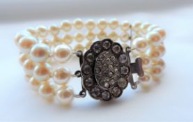 Antique Pearl Bracelet