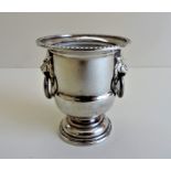 Vintage Viners of Sheffield Silver Plated Lions Head Vase