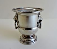 Vintage Viners of Sheffield Silver Plated Lions Head Vase