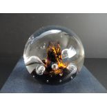 Caithness Crystal Moonflower Paperweight