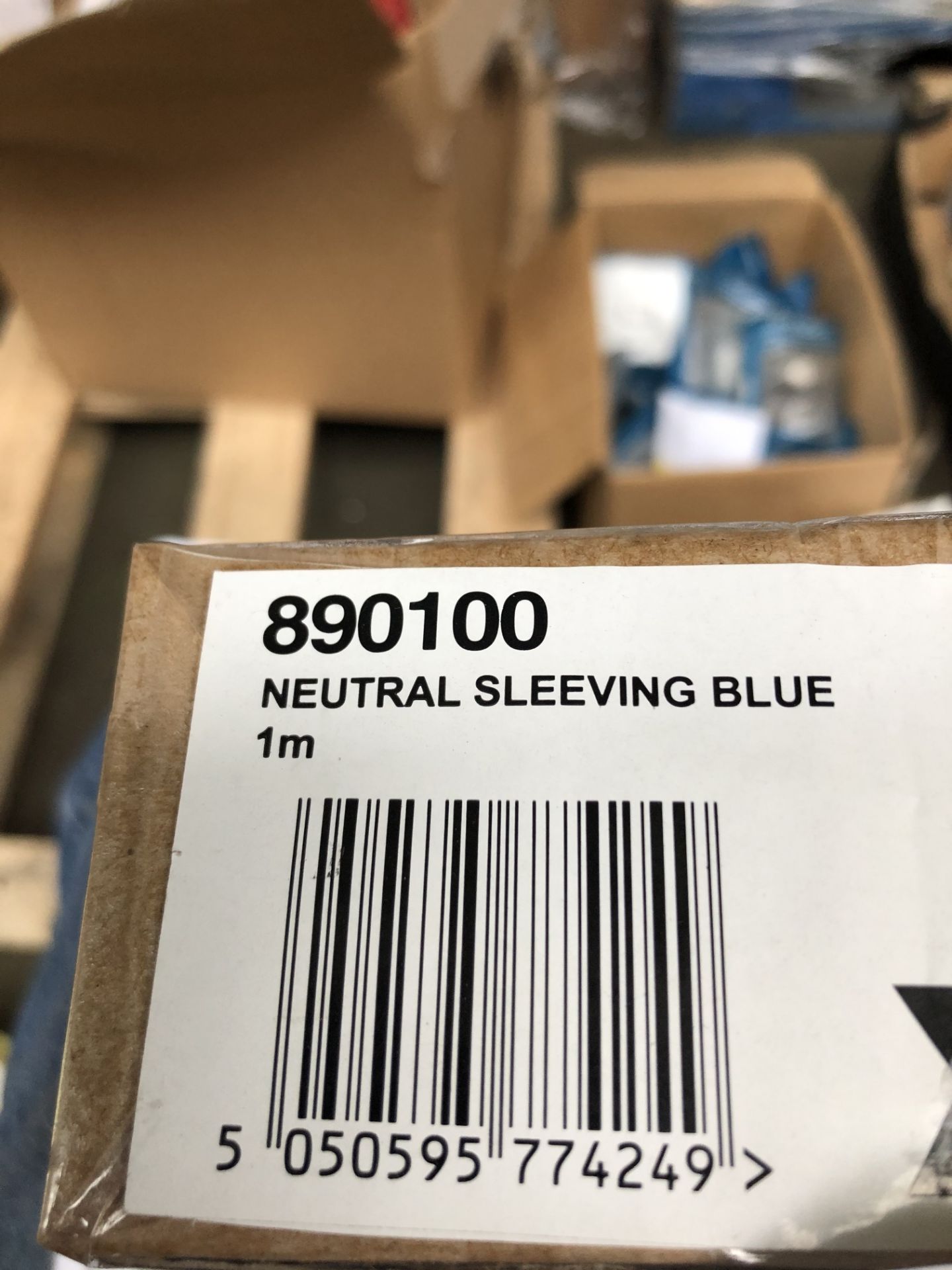 10 1M NEUTRAL BLUE CABLE SLEEVING