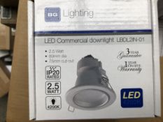 5X BG ELECTRICAL LED DOWNLIGHTER COMPLETE WITH DRIVER