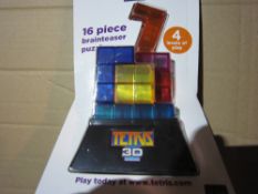 89 x Ideal Tetris 3D 16 piece brainteaser puzzle brand new in packaging