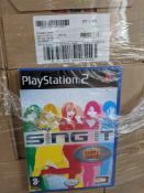 500pcs Brand new Sealed Sing it Dance PS2 Game - in original sealed cartons and packaging - original