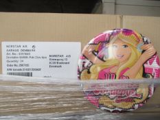 1000. x Barbie paper party plates - in packs - 1000pcs individual plates in lot