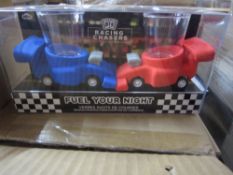 100pcs Racing chasers shot glass racing car set - brand new and sealed - original RRP £7.99