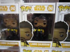 88 x Funko Pop Star Wars Lando Carlrissian. Brand new in box RRP £9.99