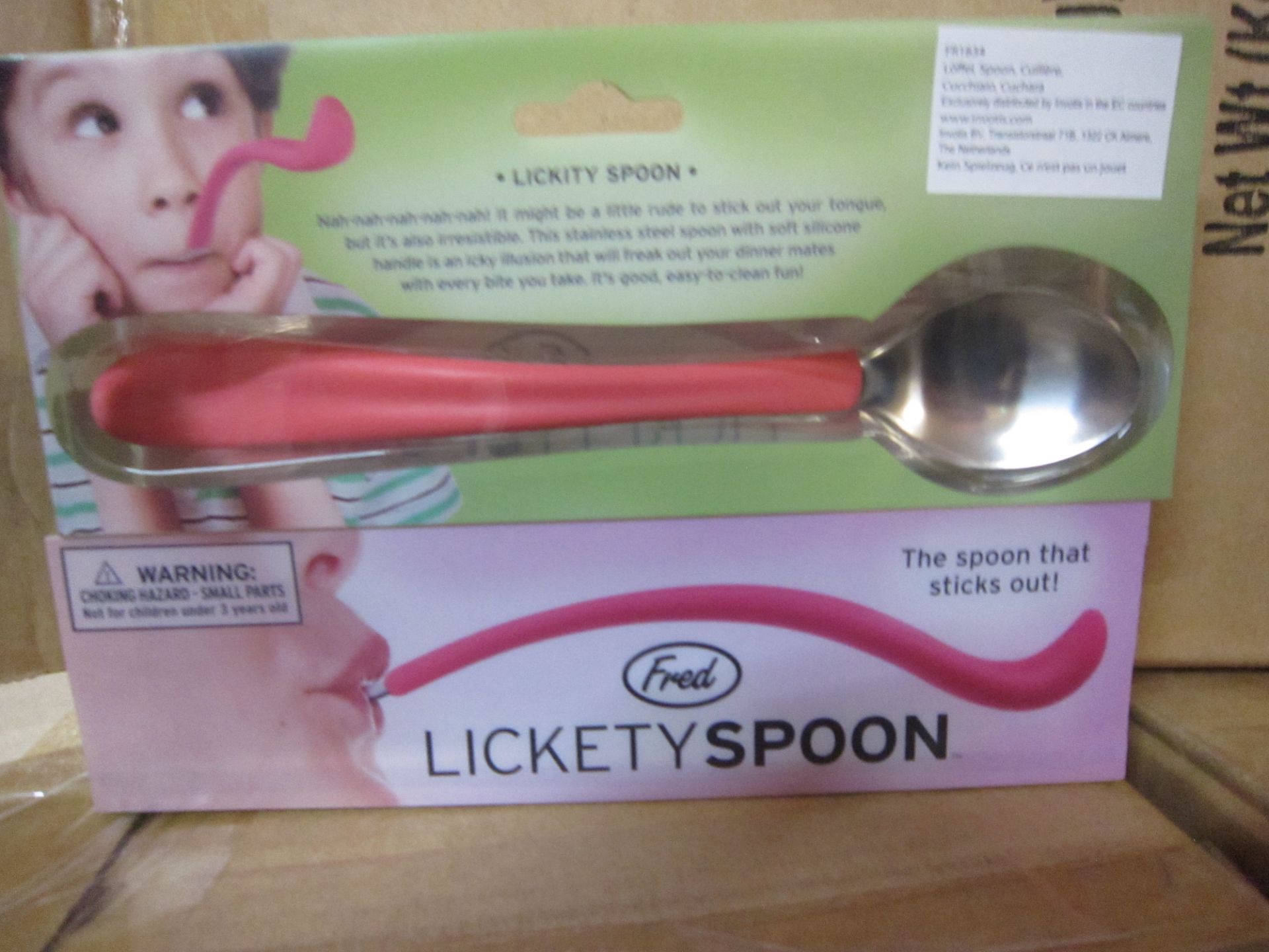 500pcs - Brand new Sealed - novelty Fred lickety spoon , items - original RRP £4.99 - 500pcs