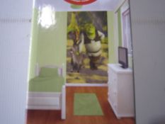 100 x Walltastic Shrek by DreamWorks poster murals. Easy to put up in 6 panels using wallpaper paste