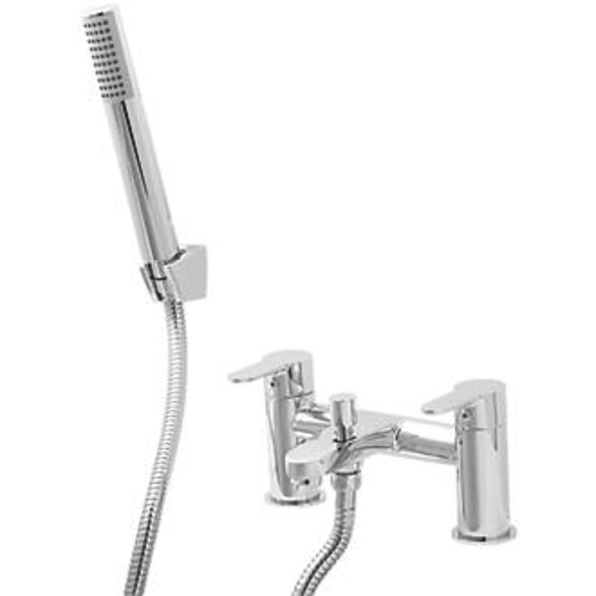 (AQ10) LECCI DECK-MOUNTED BATH/SHOWER MIXER TAP. 1/4 Turn Operation Suitable for High Pressure...
