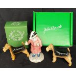 Vintage Beswick Figures Badger & Dogs