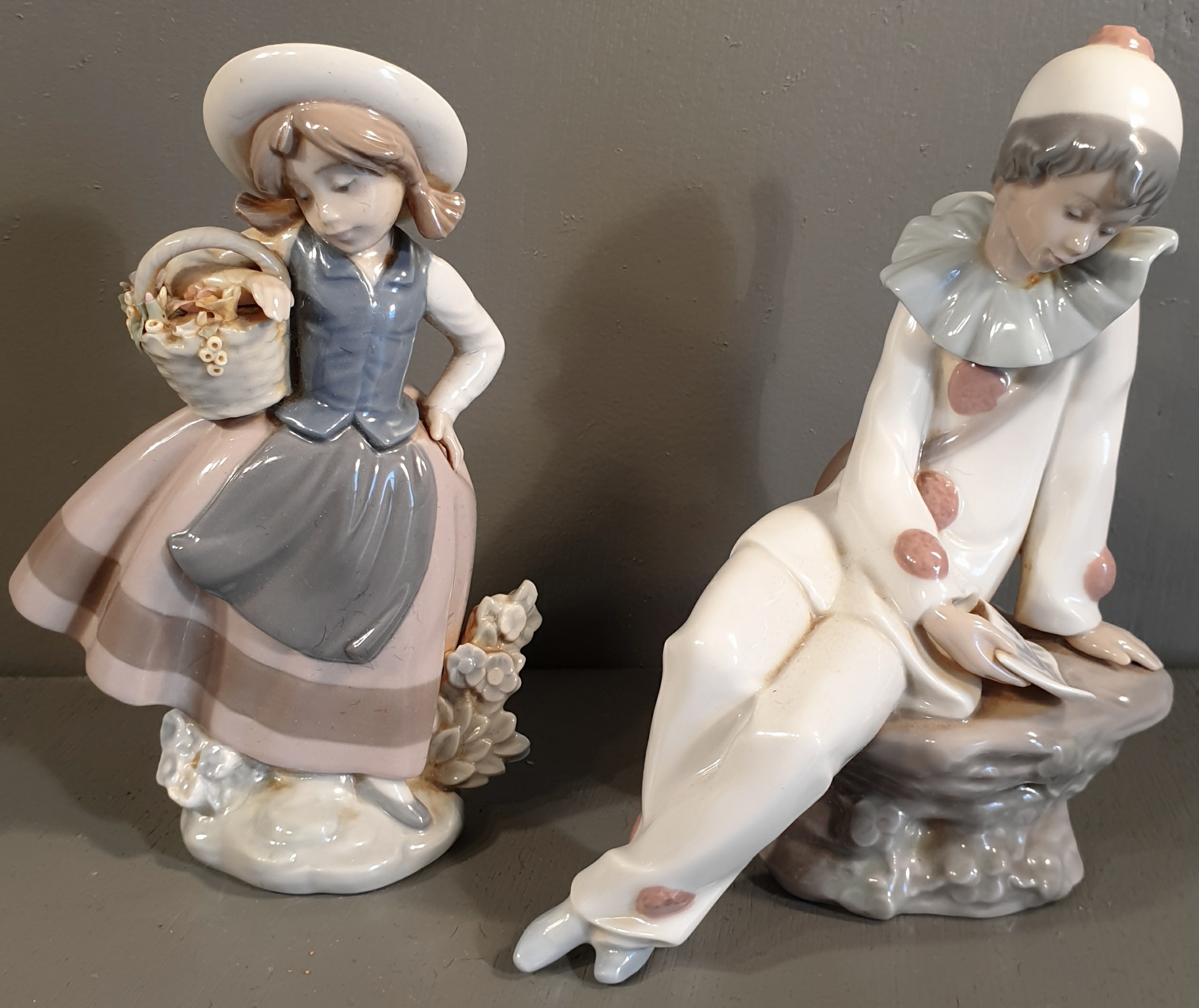 Vintage Pair Lladro & Nao Figures