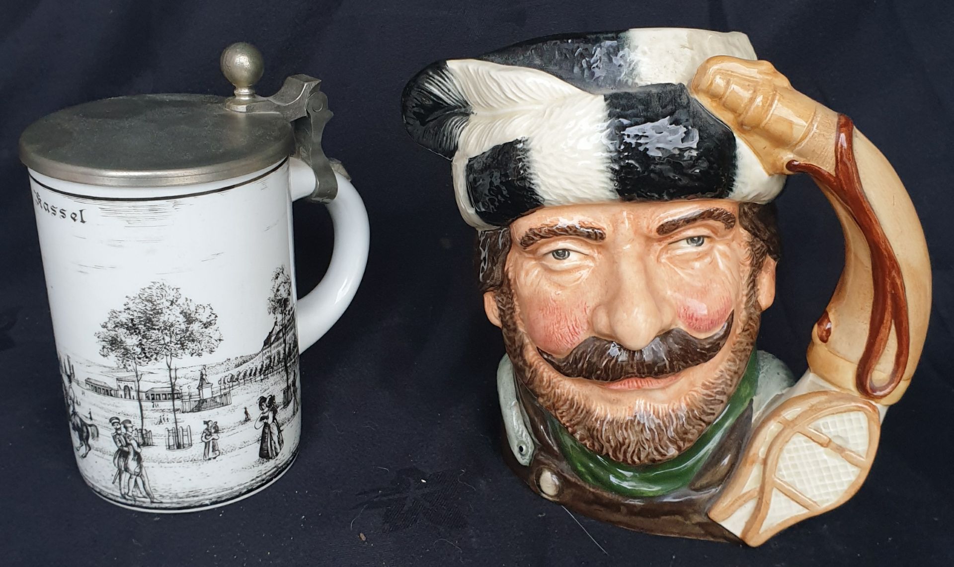 Vintage Royal Doulton The Trapper Character Jug & One Other