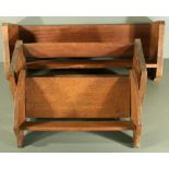 Vintage 3 x Assorted Hardwood Book Stands