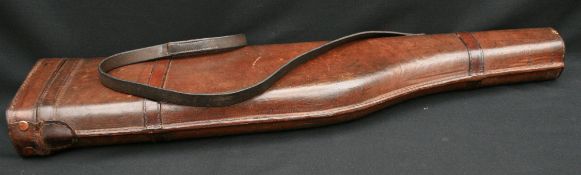 Vintage Leather Leg of Mutton Gun Bag