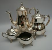 Vintage Silver Plated Tea & Coffee Set