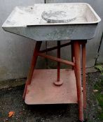 Vintage Potters Wheel Treadle & Flywheel Operated