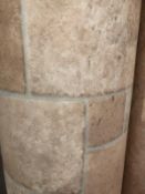 Stone Effect Cushion Floor 3Mx 3M (9Ft 9In X9Ft 9In