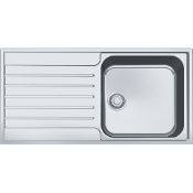 (A22) Brand New Boxed FRANKE AGX 611-100 Stainless Steel. A versatile durable design that’s e...
