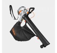 (GE25) 3000W 3-in-1 Leaf Blower Powerful 3000W motor blows, vacuums and mulches leaves into ma...