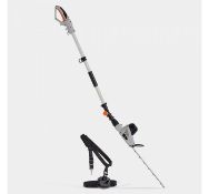 (VL22) 500W Pole Trimmer Dual-action 45cm laser-cut steel blade and 90° rotation adjustable ...