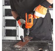 (VL13) 710W Impact Drill Switch the button on the top to select hammer or drilling function...