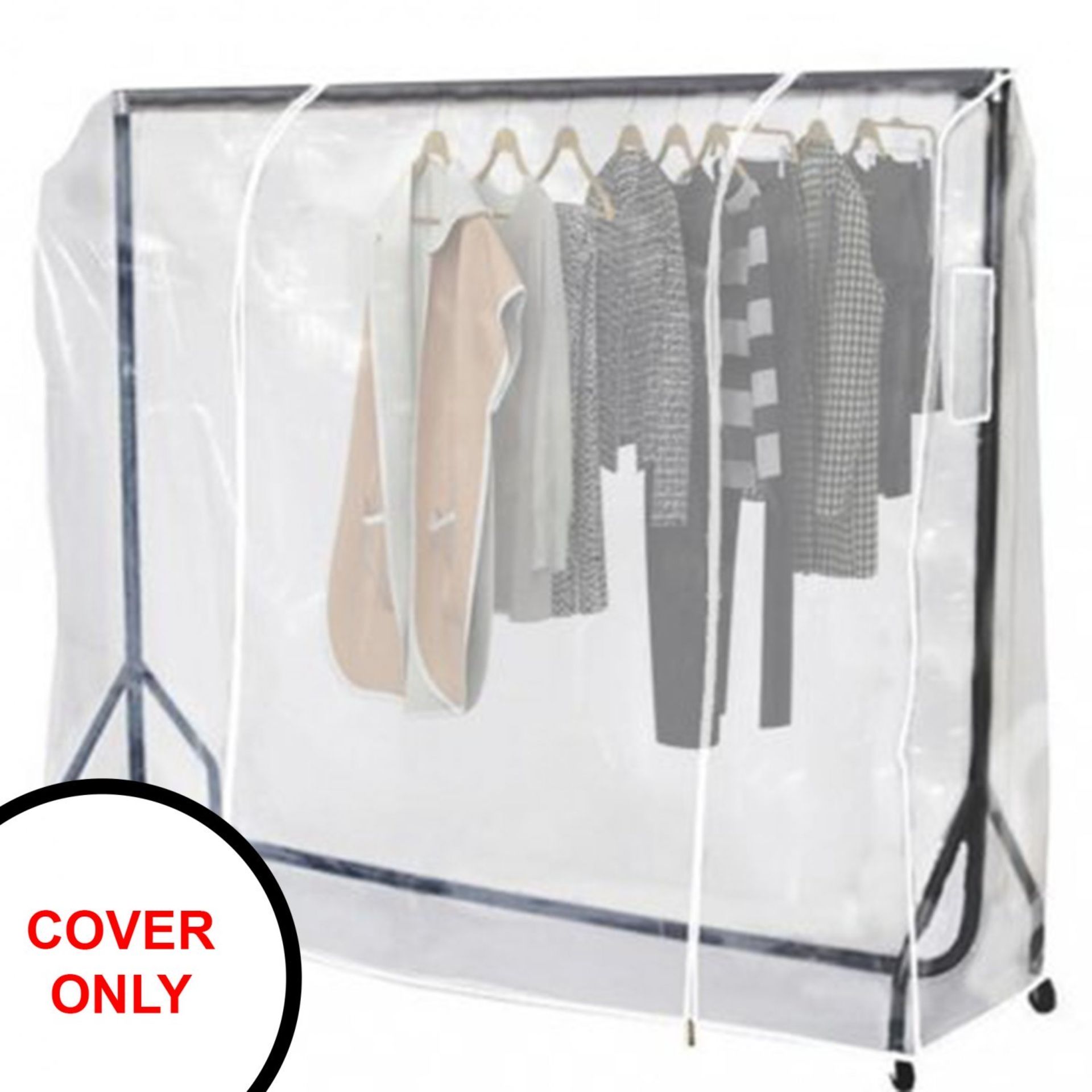 (D43) Heavy Duty 6ft Clothes Rail Cover The Perfect Way To Protect Your Clothes And Your Clot...