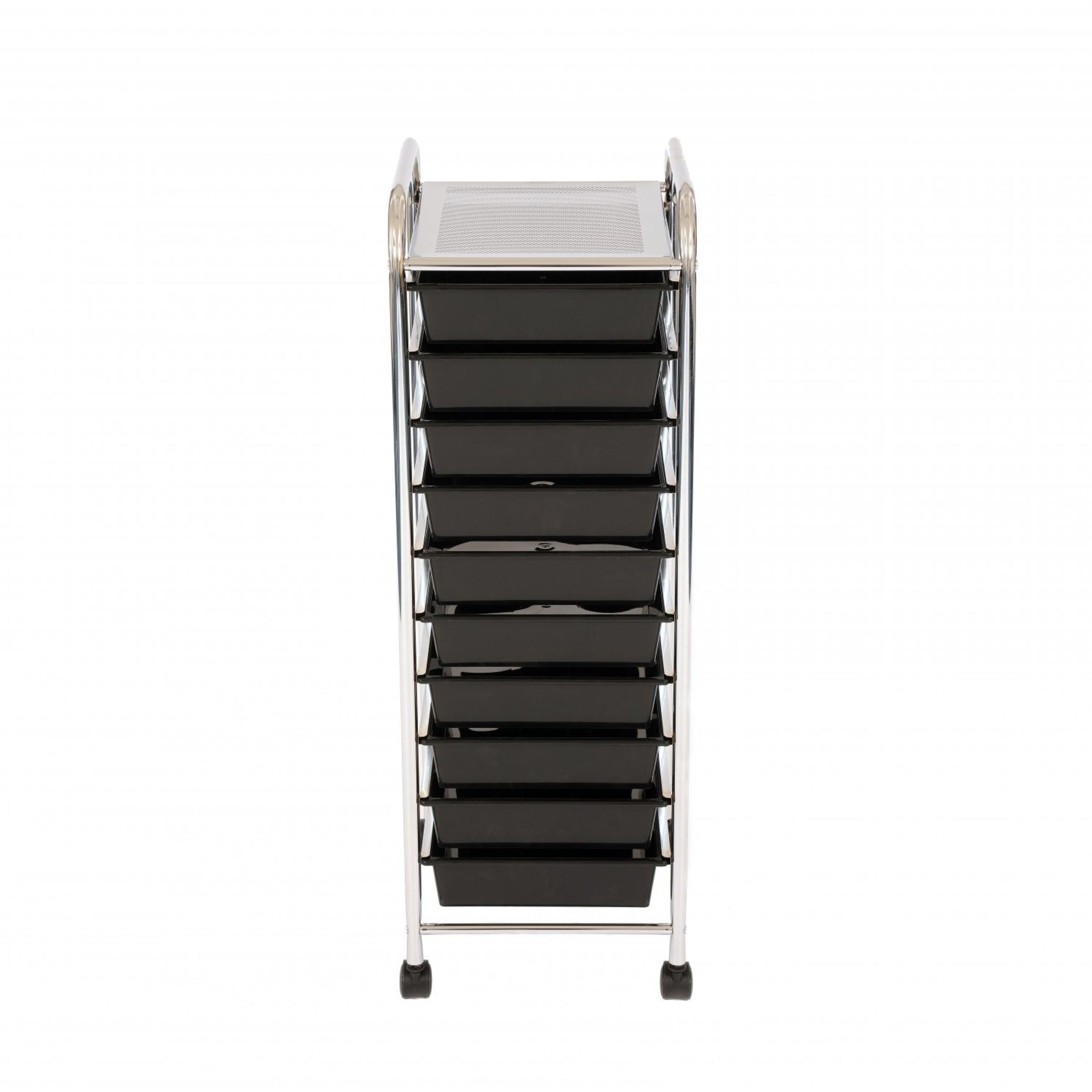 (D47) 10 Drawer Storage Mobile Makeup Salon Trolley Portable Organiser Dimensions: 33 x 39 x 9... - Image 2 of 4